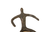Phillips Collection Abstract Figure on Bleached Wood Base Bronze Finish Accent