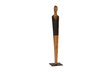 Phillips Collection Vested Male Sculpture Medium Chamcha Natural Black Copper Accent