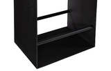 Phillips Collection Iron Frame Counter Stool, Natural Black Bar Stool