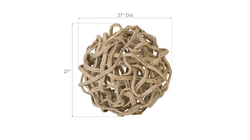 Phillips Collection Vine Ball 27" Diameter Accent