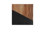 Phillips Collection Geometry Wood Wall Tiles Chamcha Wood Natural Black Wall Art
