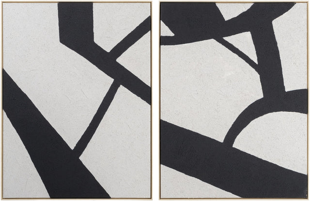 Surya Aasmaa AAM-003 48"H x 36"W x 2"D, 48"H x 36"W x 2"D Wall Art Piece