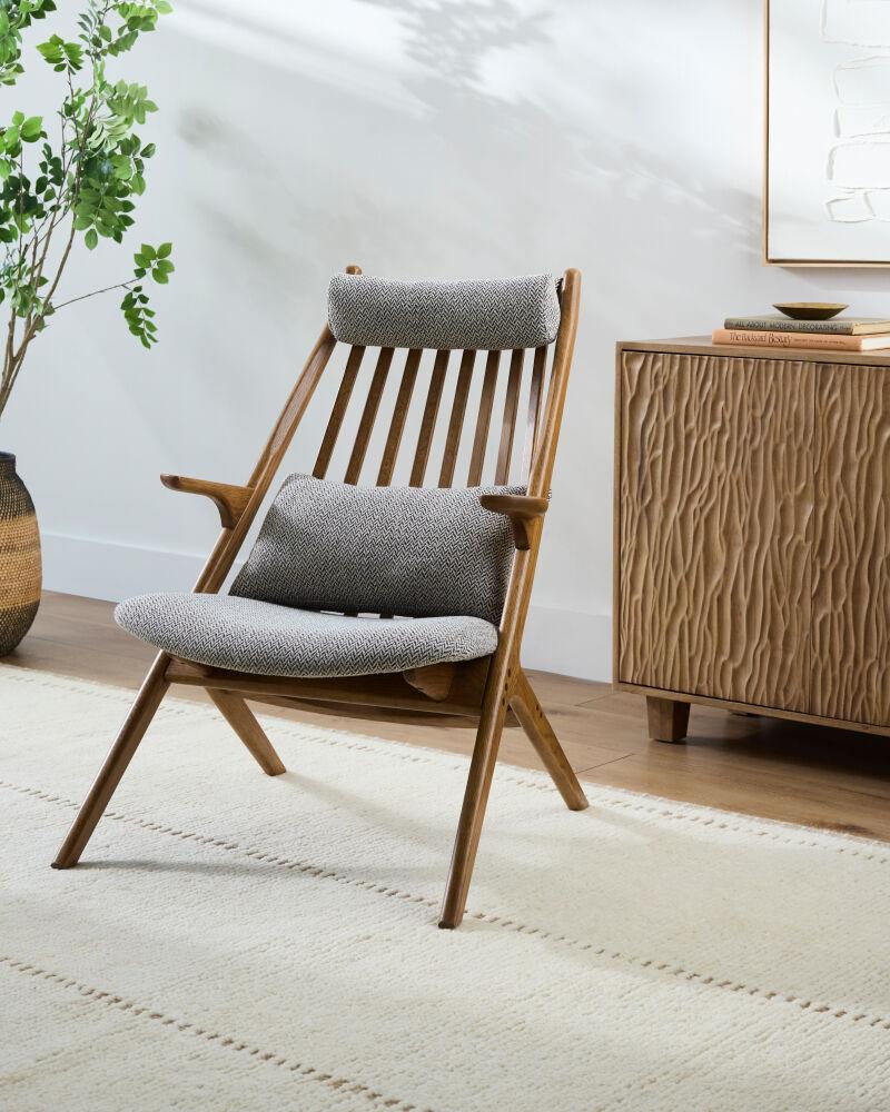 Surya Acworth ACW-004 35"H x 26"W x 33"D Accent Chair