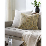 Surya Affleck AFL-002 Beige Olive 20"H x 20"W Pillow Cover