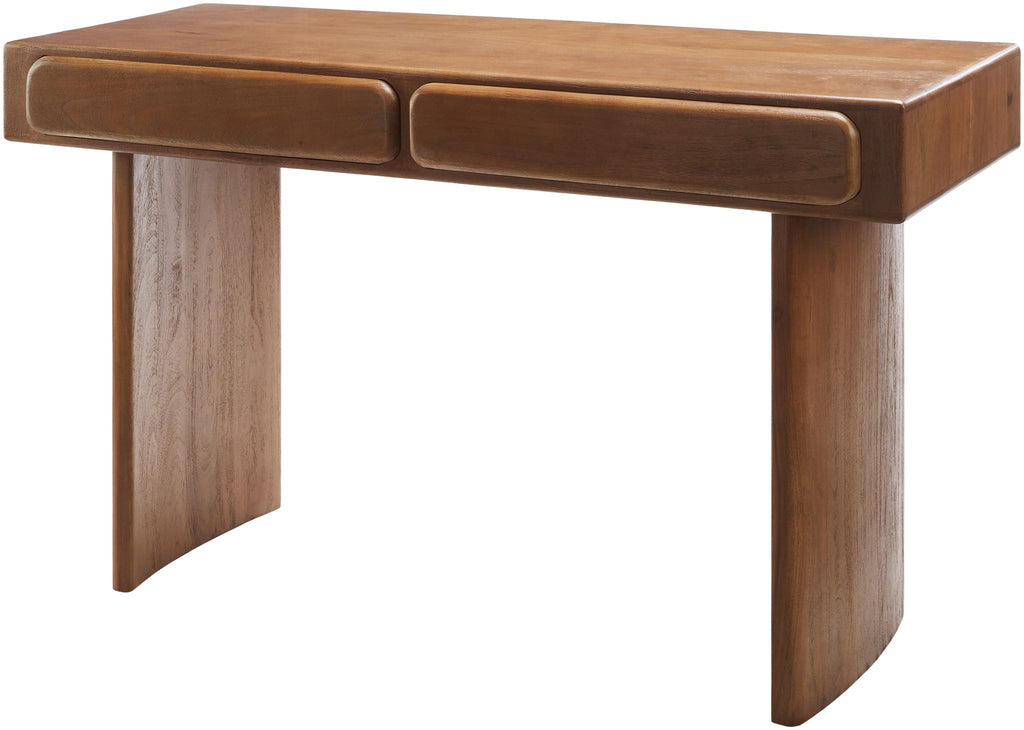 Surya Anish AHS-002 Dark Brown Wood 30"H x 51"W x 18"D Furniture