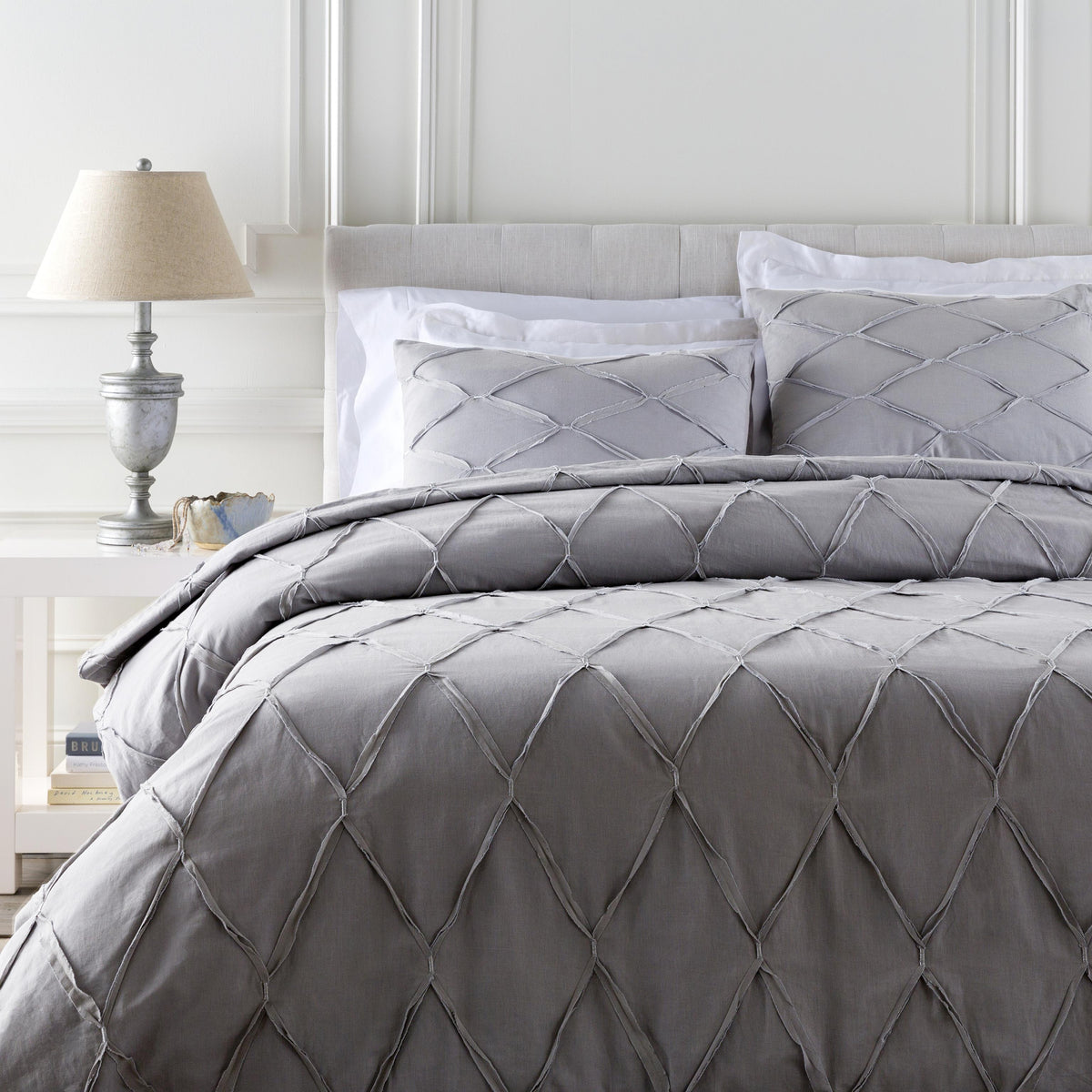 Surya Aiken AIK-9001 88"W x 92"L,20"H x 26"W Bedding