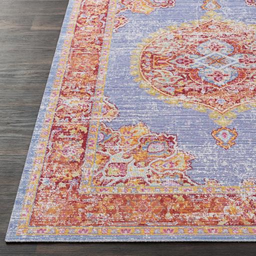 Surya Antioch AIC-2309 Burgundy Lavender 2' x 2'11" Rug