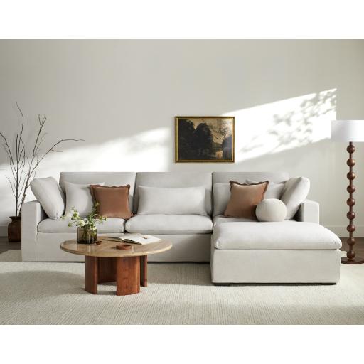 Surya Avington AIV-001 39"H x 130"W x 45"D Sofa