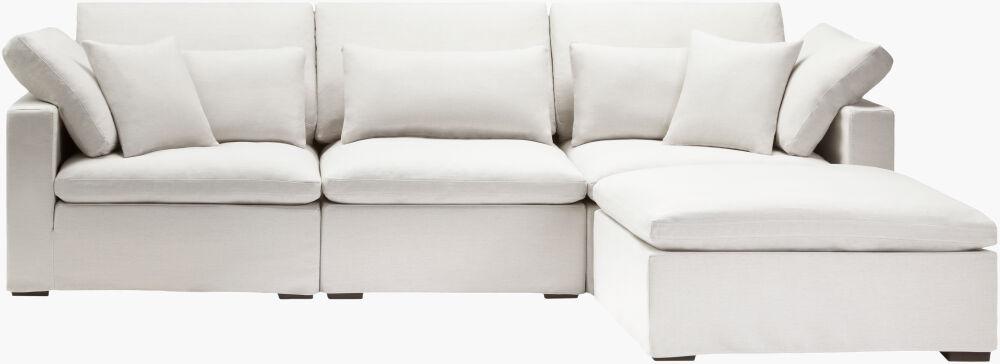 Surya Avington AIV-001 39"H x 130"W x 45"D Sofa