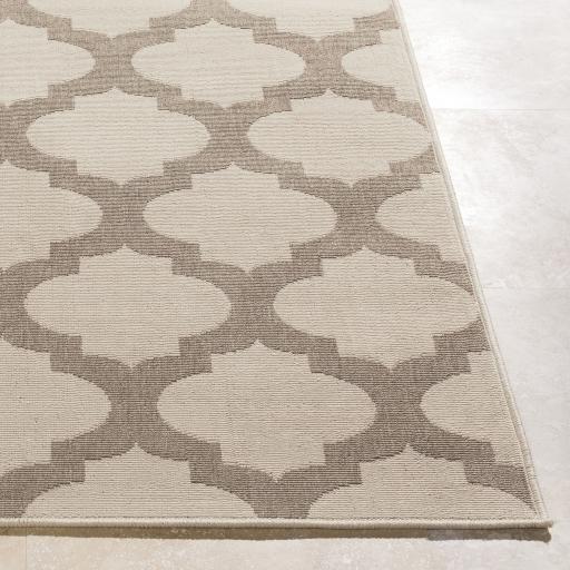Surya Alfresco ALF-9586 Light Beige Light Brown 5'3" Round Rug