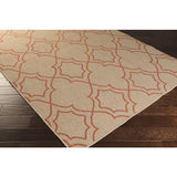 Surya Alfresco ALF-9588 Brick Red Light Brown 2'5" x 7'10" Rug