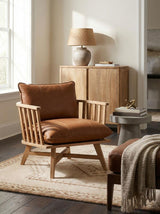 Surya Arco ARCO-001 34"H x 35"W x 36"D Accent Chair