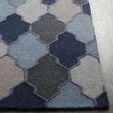 Surya Pollack AWAH-2042 Blue Charcoal 6' Round Rug