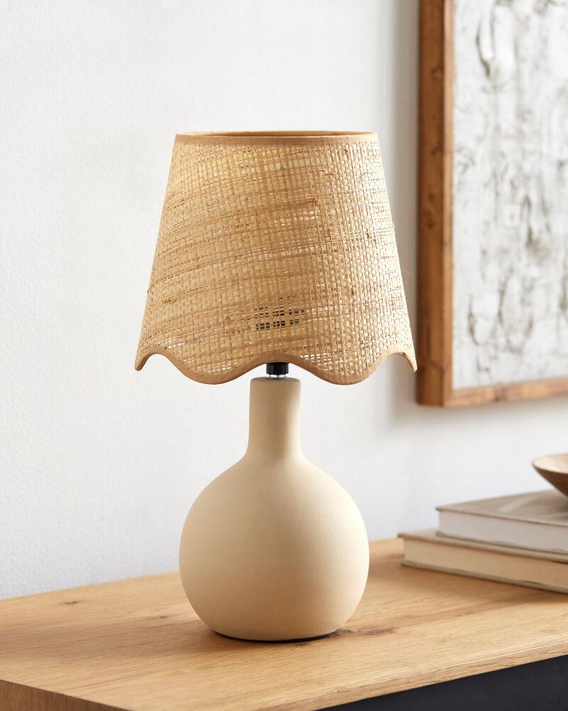 Livabliss Balbao BLA-001 15"H x 9"W x 9"D Table Lighting