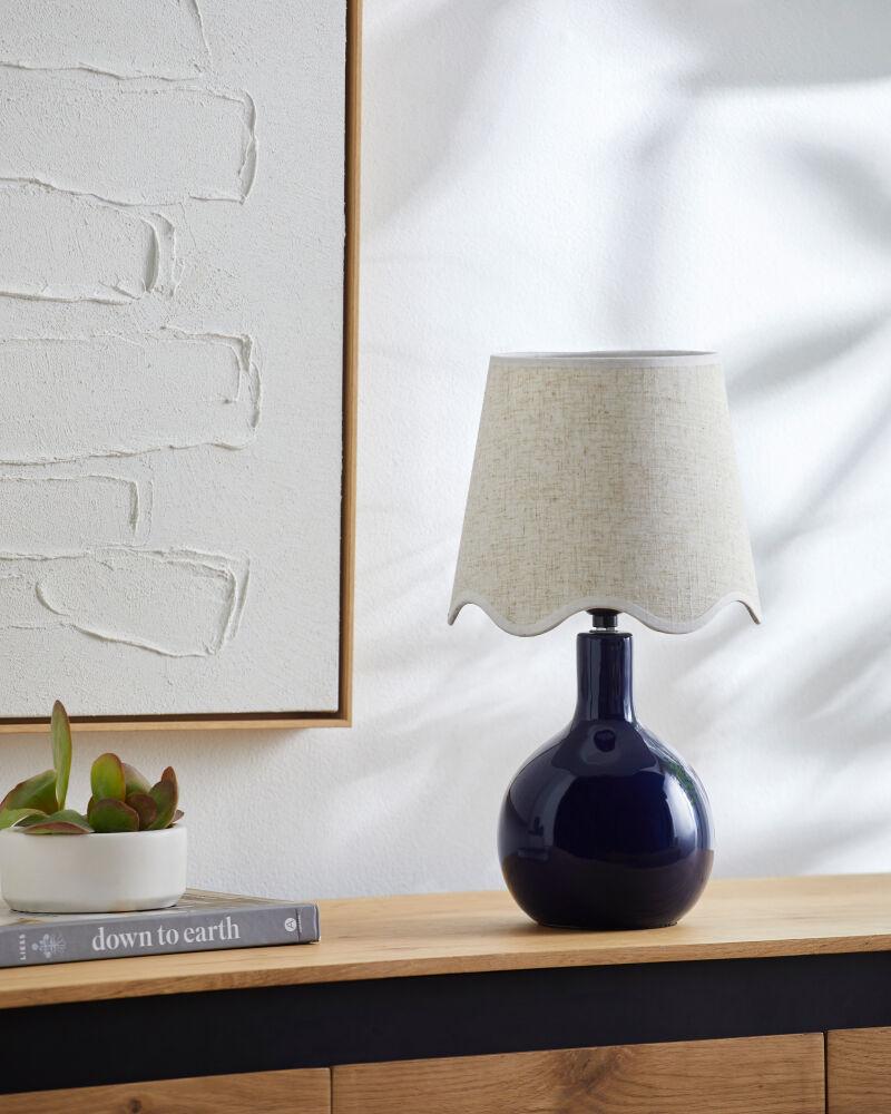 Livabliss Balbao BLA-017 15"H x 9"W x 9"D Table Lighting