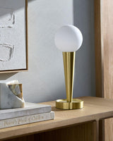 Livabliss Bruna BUR-001 18"H x 5"W x 5"D Table Lighting