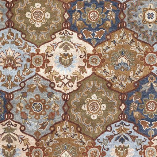Surya Caesar CAE-1032 Brown Charcoal 2' x 4' Hearth Rug