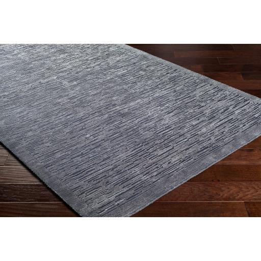Surya Capri CAP-2307 Black Charcoal 5' x 7'6" Rug