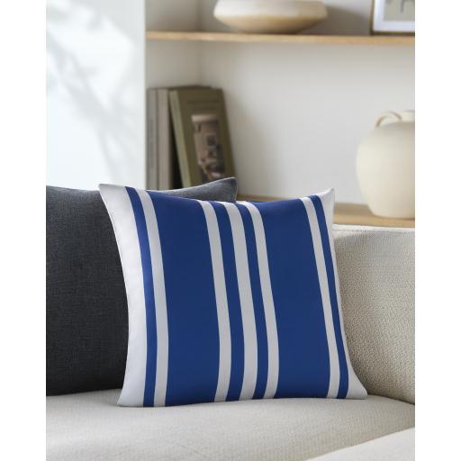 Surya Classic Stripe CST-006 18"H x 18"W Pillow Cover