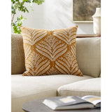 Surya Eliana EAL-002 Camel Cream 18"H x 18"W Pillow Cover