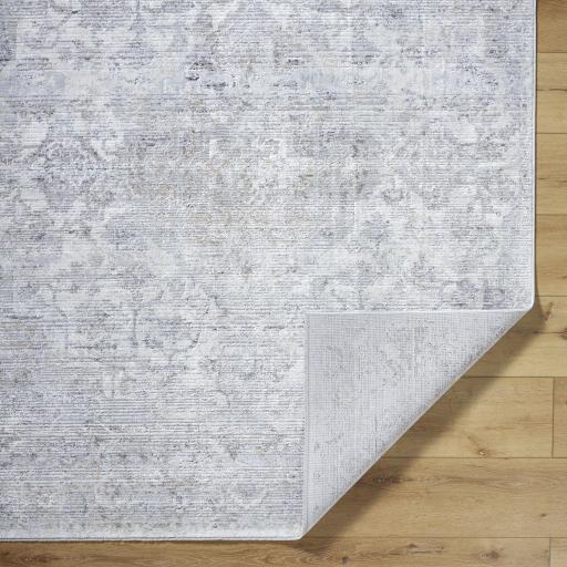 Surya Edmonton EDO-2305 Black Cream 6'7" x 9' Rug