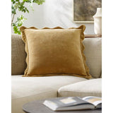 Surya Effervescent EFC-001 Mustard 18"H x 18"W Pillow Kit