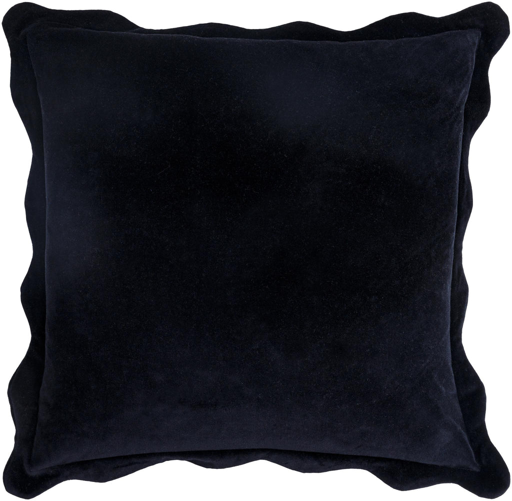 Surya Effervescent EFC-004 Black 18"H x 18"W Pillow Cover