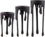 Surya Castellana ELC-001 13"H x 5"W x 5"D, 11"H x 5"W x 5"D, 9"H x 5"W x 5"D Decorative Accent