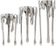 Surya Castellana ELC-003 13"H x 5"W x 5"D, 11"H x 5"W x 5"D, 9"H x 5"W x 5"D Decorative Accent