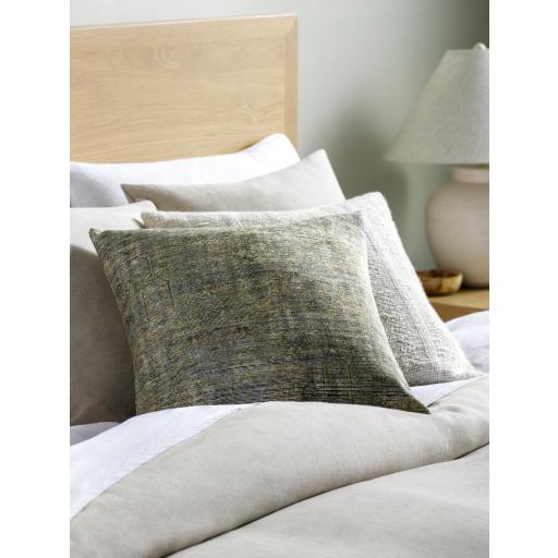 Surya Emily Jean EMJ-003 Black Brown 18"H x 18"W Pillow Cover
