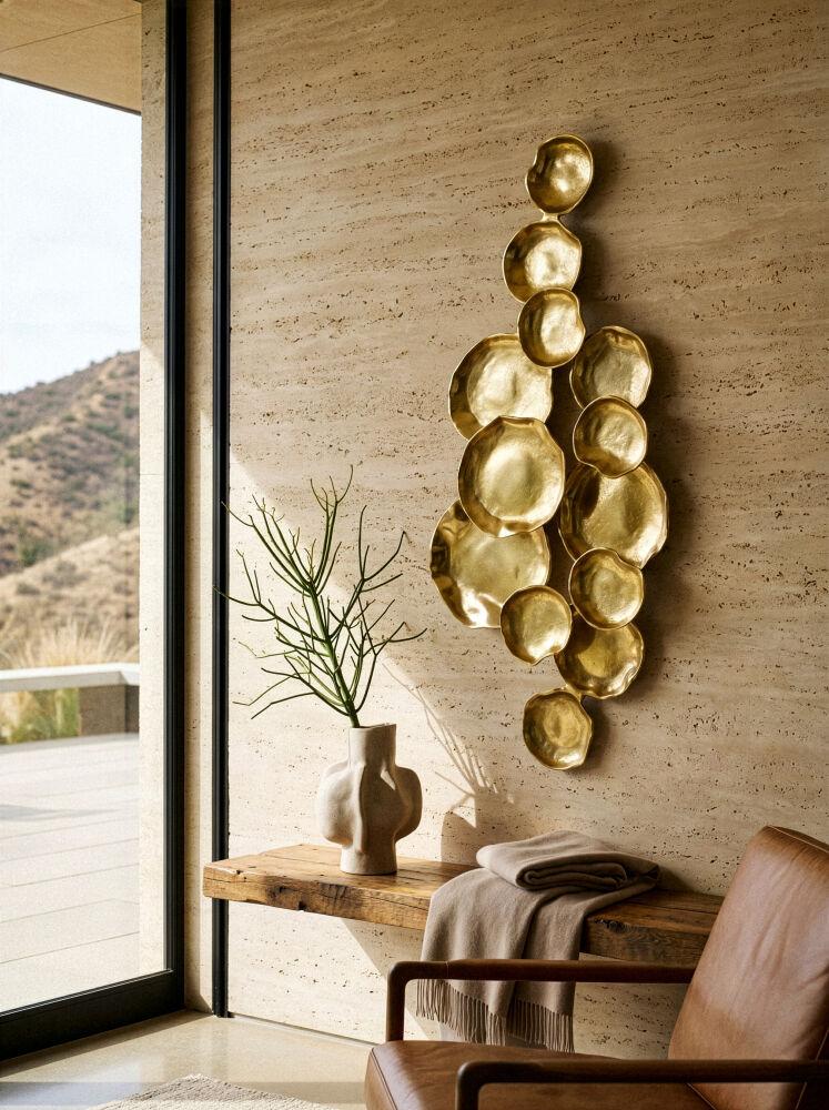 Livabliss Ersa ERSA-002 16"H x 39"W x 3"D Wall Accent