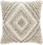 Surya Faroe FAO-005 Cream Light Beige 18"H x 18"W Pillow Cover