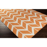 Surya Fallon FAL-1081 Cream Orange 8' Round Rug