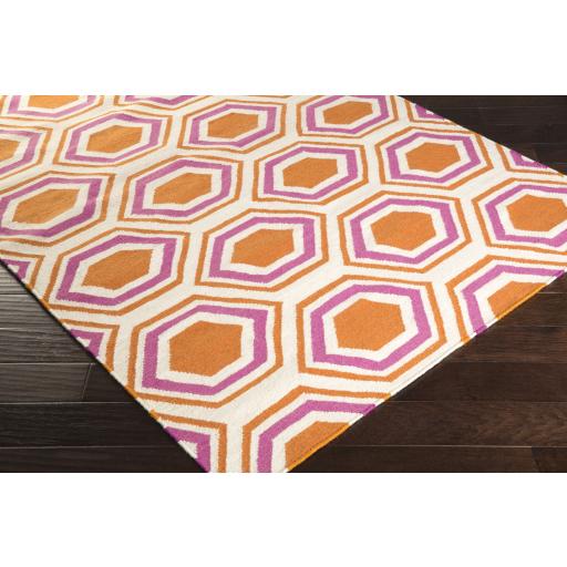 Surya Fallon FAL-1100 Burnt Orange Cream 3'6" x 5'6" Rug