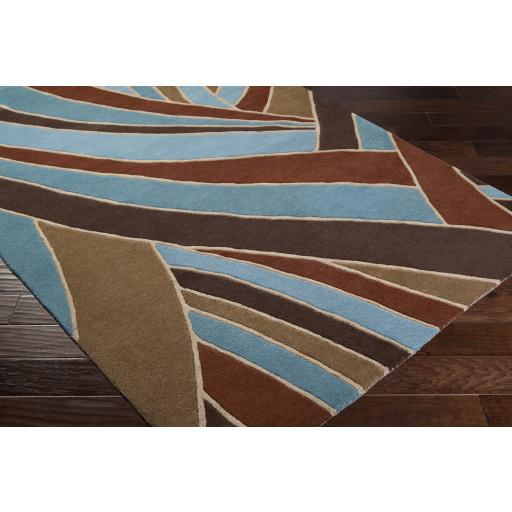 Surya Forum FM-7002 Brown Dark Brown 6' Round Rug