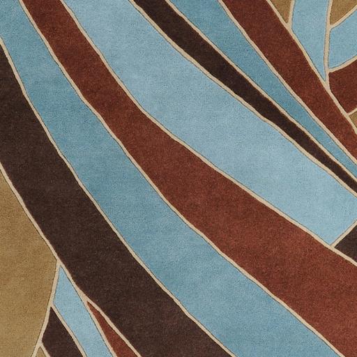 Surya Forum FM-7002 Brown Dark Brown 8' Round Rug