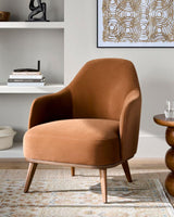 Surya Fantino FNI-001 30"H x 28"W x 28"D Accent Chair