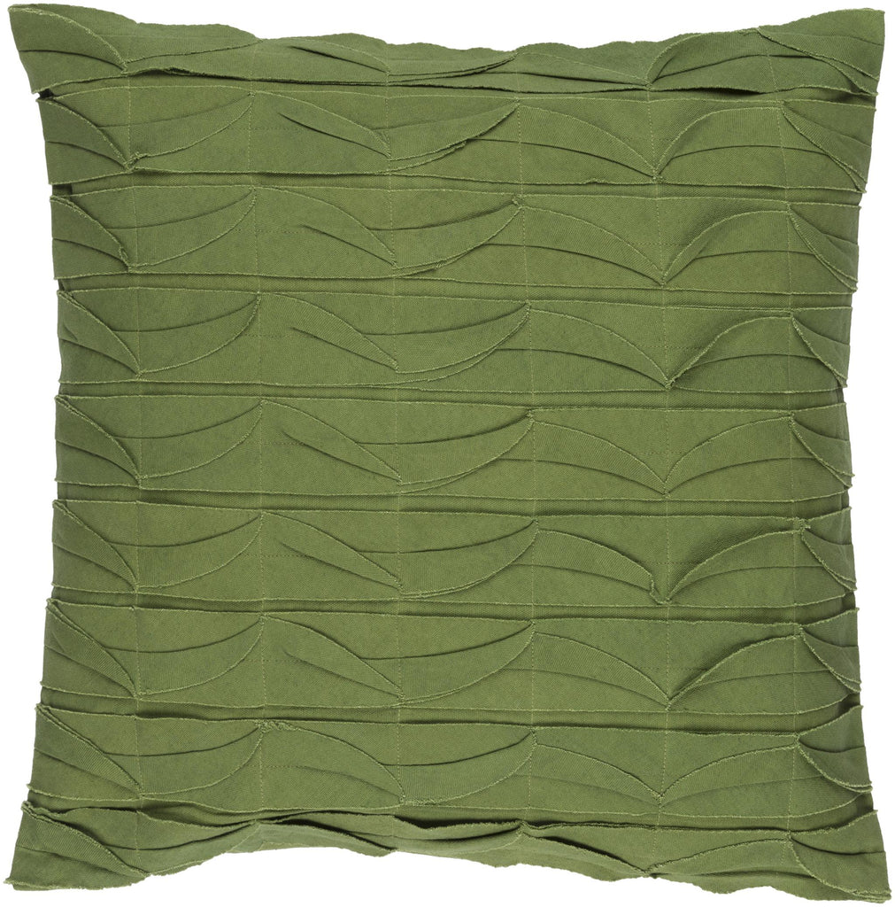 Surya Huckaby HB-007 Olive 22"H x 22"W Pillow Cover