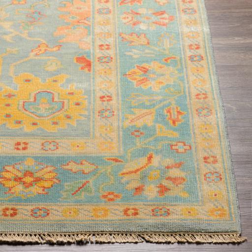 Surya Hillcrest HIL-9045 Brick Red Charcoal 2' x 3' Rug