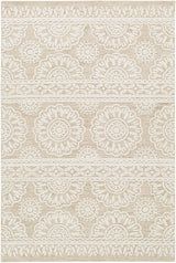 Surya Izmir IZM-2304 Ivory Light Beige 5' x 7'6" Rug