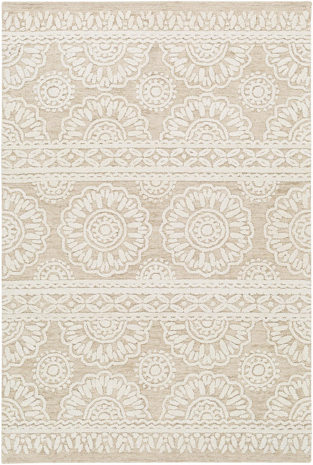 Surya Izmir IZM-2304 Ivory Light Beige 5' x 7'6" Rug
