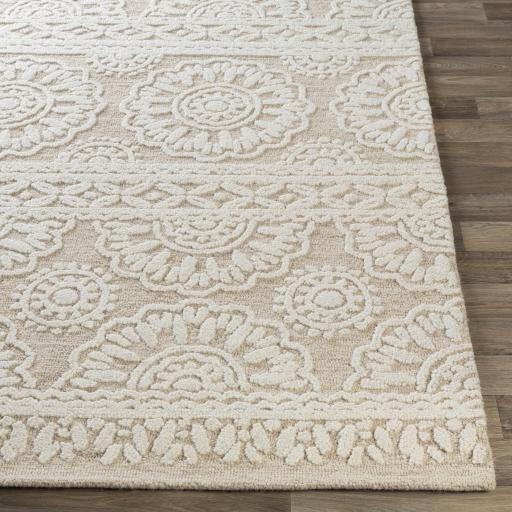Surya Izmir IZM-2304 Ivory Light Beige 5' x 7'6" Rug