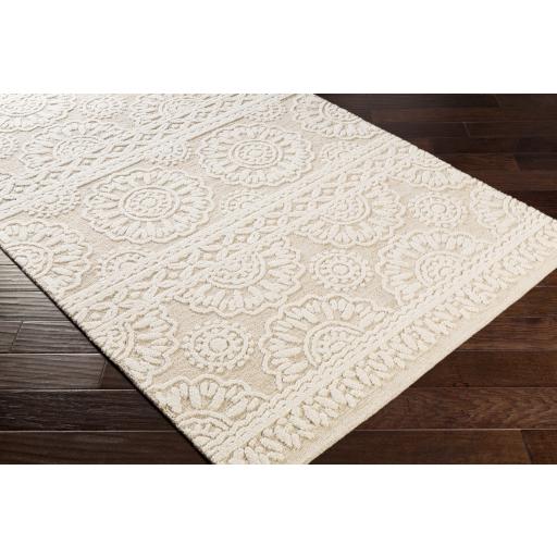 Surya Izmir IZM-2304 Ivory Light Beige 5' x 7'6" Rug