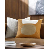 Surya Jason Wu JSW-006 Camel Off-White 20"H x 20"W Pillow Kit