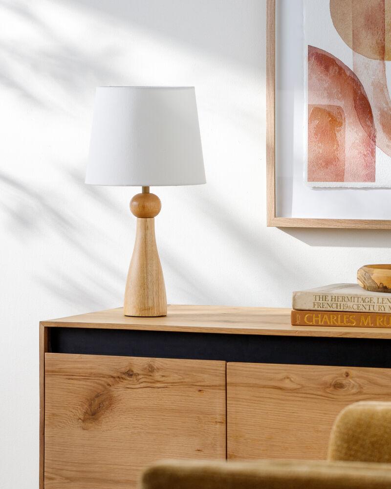Livabliss Jatoba JTB-002 19"H x 10"W x 10"D Table Lighting