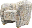 Surya Julian JUA-001 30"H x 35"W x 31"D Accent and Lounge Chairs