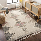 Surya Khemisset KMS-2314 Black Brown 5' x 7'6" Rug