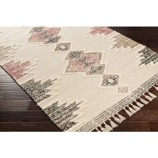 Surya Khemisset KMS-2314 Black Brown 5' x 7'6" Rug