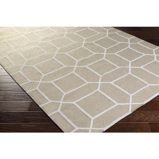 Surya Lagoon LGO-2042 Light Gray White 5' x 8' Rug