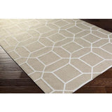 Surya Lagoon LGO-2042 Light Gray White 5' x 8' Rug